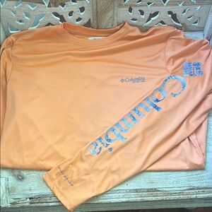 Columbia Sunlit Orange Performance Shirt